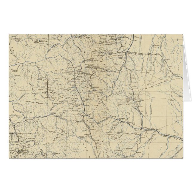 Drainage Map of Colorado (Front Horizontal)