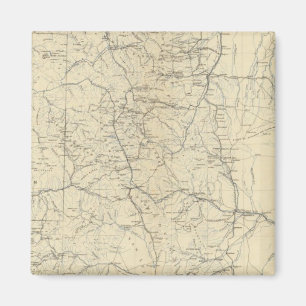 Drainage Map of Colorado Magnet