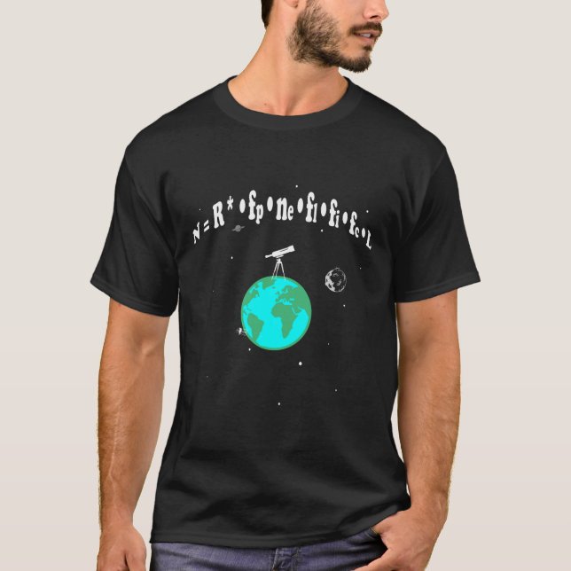 DRAKE EQUATION ~ alien life T-Shirt (Front)