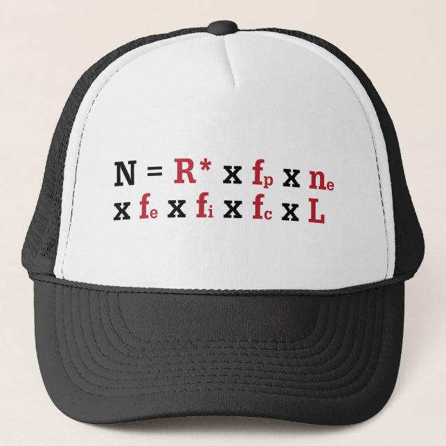 Drake Equation Trucker Hat (Front)