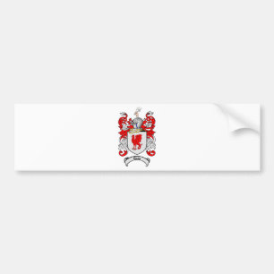 DRAKE FAMILY CREST -  DRAKE COAT OF ARMS BUMPER STICKER