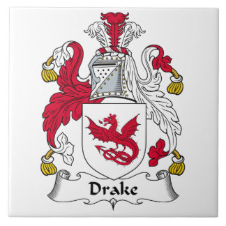 Drake Family Crest Tile