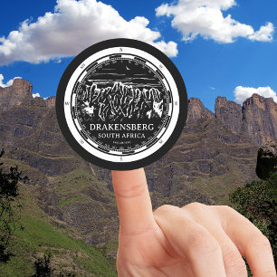 Drakensberg Mountains - South Africa Classic Round Sticker