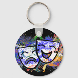 Drama: A Splash of Technicolor Key Ring