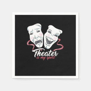 Drama Actors Actress Broadway Theatre Filming Acti Napkin