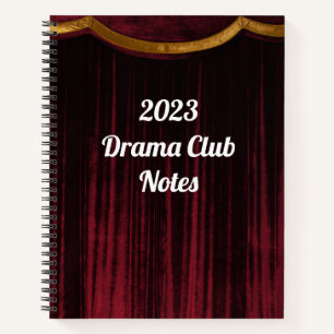 Drama Club Theatre Notebook