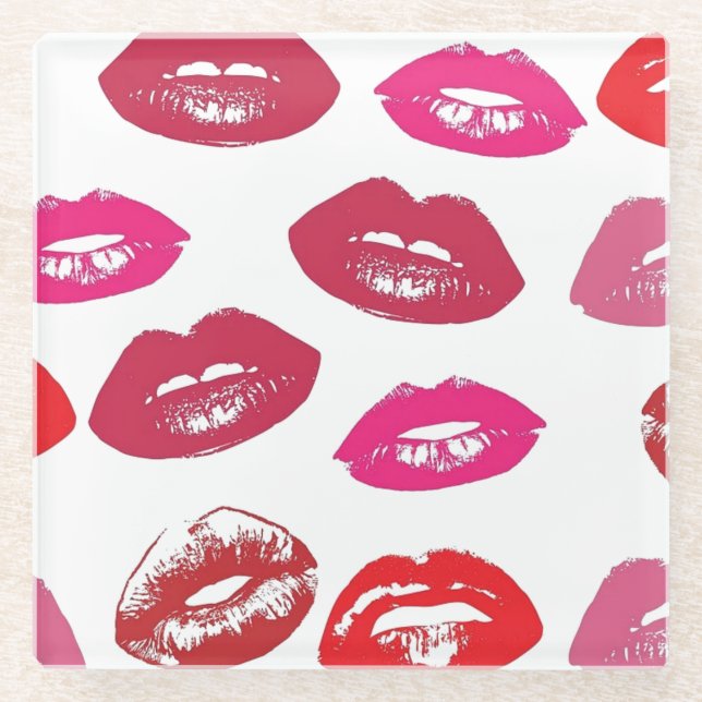 Drama Drop Spot Glass Coaster (Front)