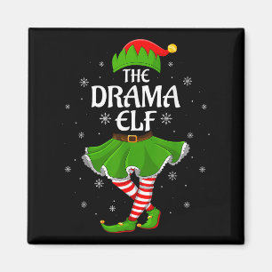 Drama Elf Christmas Family Girls Women Elf Squad X Magnet