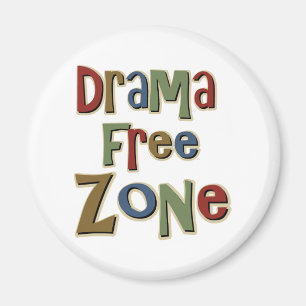 Drama Free Zone Magnet