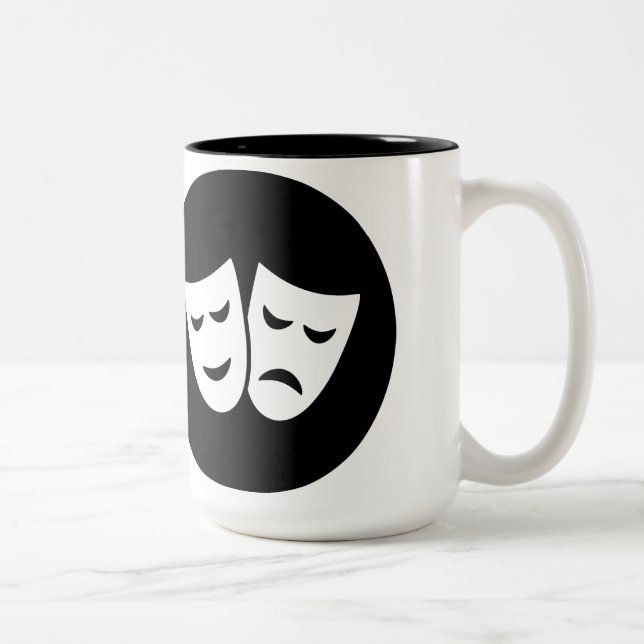 Drama Ideology Two-Tone Coffee Mug (Right)