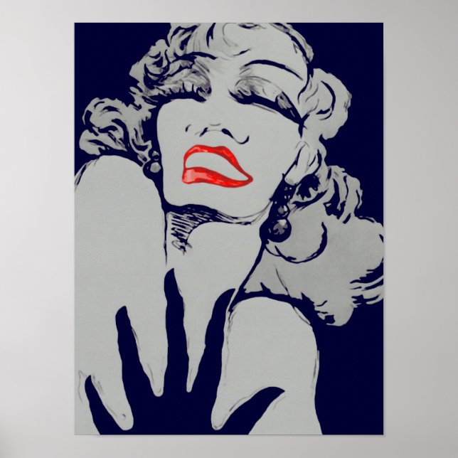 Drama Lips CHANGE COLOR ~ Poster 16x12 (Front)