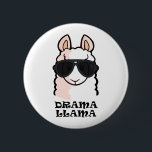 Drama Llama 6 Cm Round Badge<br><div class="desc">For all the llama lovers out there.</div>