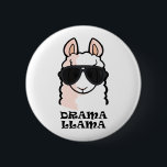 Drama Llama 6 Cm Round Badge<br><div class="desc">For all the llama lovers out there.</div>