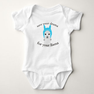 Drama llama baby bodysuit