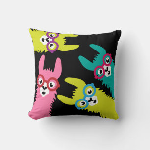 Drama Llama Colourful Camelid Cushion