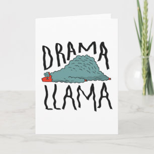 Drama Llama Funny Alpaca Lama Gift Card