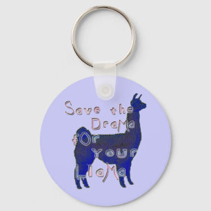 drama  llama key ring