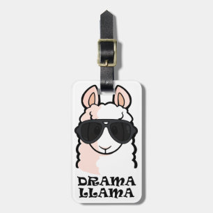 Drama Llama Luggage Tag