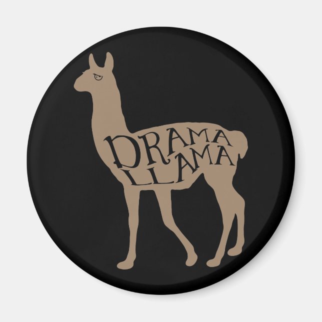 Drama Llama Magnet (Front)