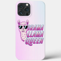 Drama Llama Queen Cute Llama With Sunglasses Women