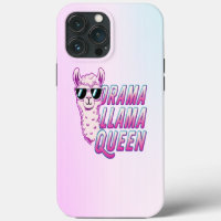 Drama Llama Queen Cute Llama With Sunglasses Women