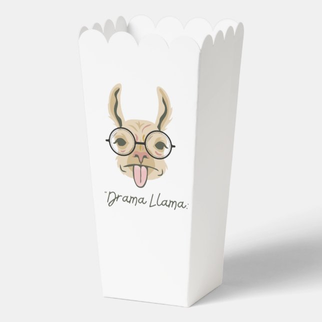 drama llama quote favour box (Front)