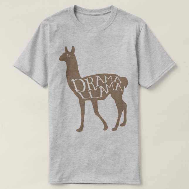 Drama Llama T-Shirt (Design Front)