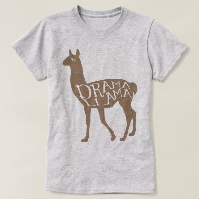 Drama Llama T-Shirt (Design Front)