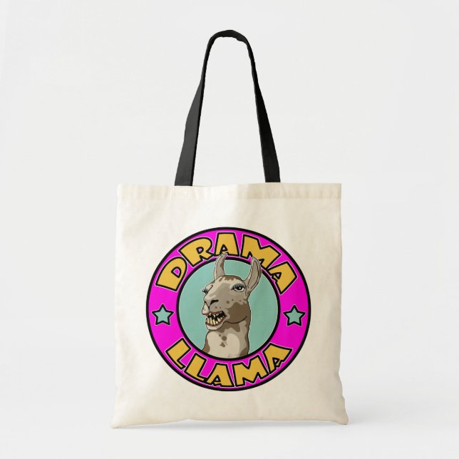 Drama Llama, Tote Bag (Front)