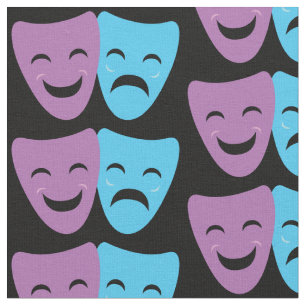 Drama Masks Fabric