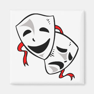 Drama Masks Magnet