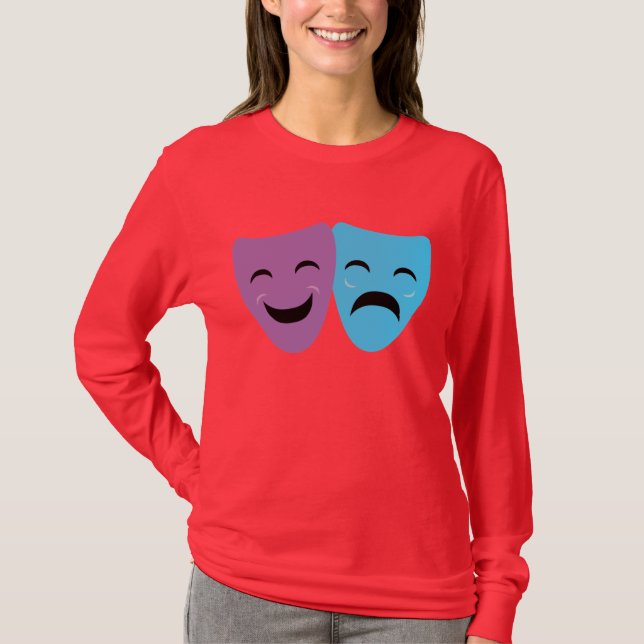 Drama Masks T-Shirt (Front)