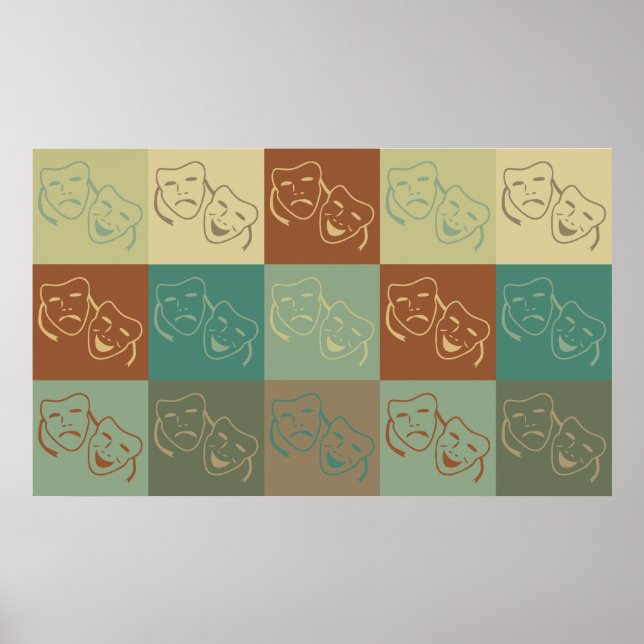 Drama Pop Art Poster (Front)