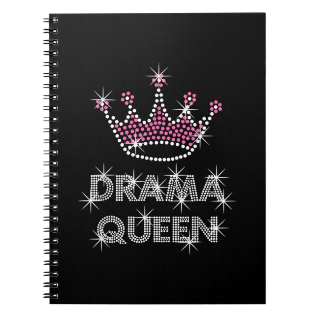 Drama Queen  Acting Actress Film Student Notebook (Front)