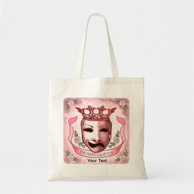 Drama Queen Actor Mask  Tote Bag (Front)