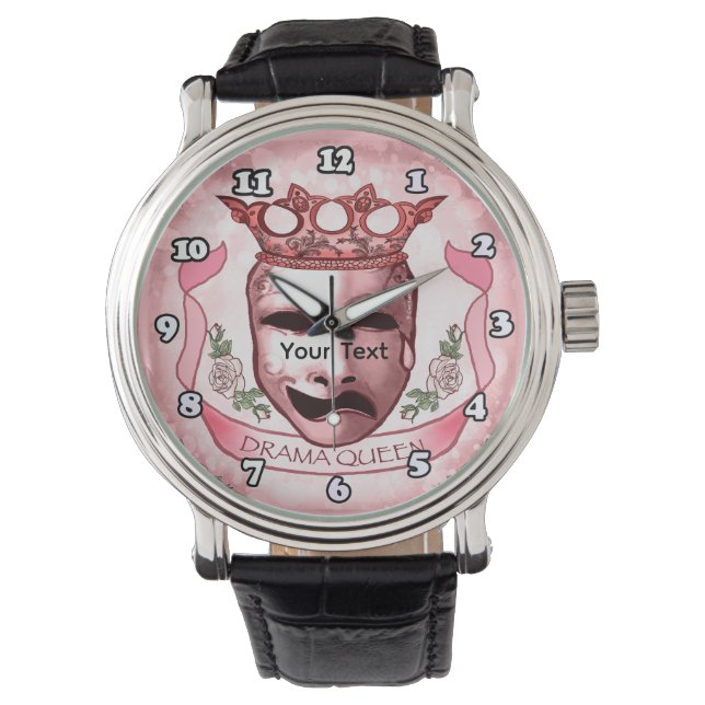 Drama Queen Actor Mask  Watch (Front)