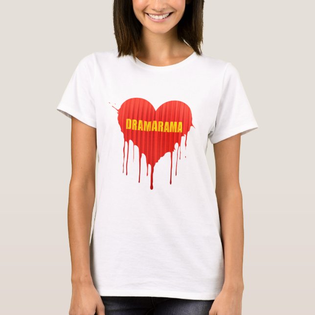 Drama Queen Dramarama bleeding heart women's T-Shirt (Front)