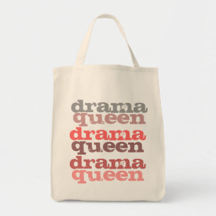 drama queen grocery tote