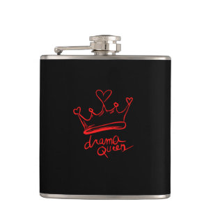 Drama Queen Hip Flask