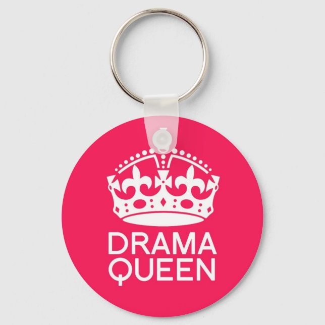 Drama Queen Key Ring (Front)