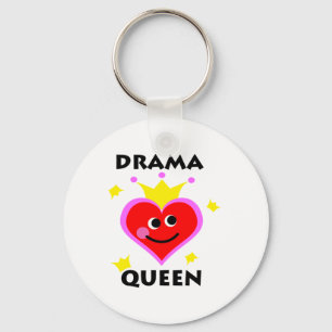 drama queen key ring