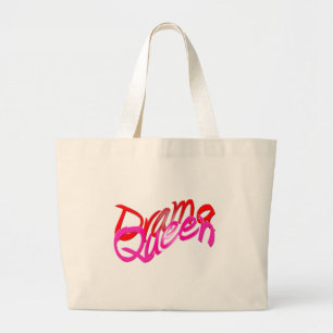 Drama Queen Large Tote Bag