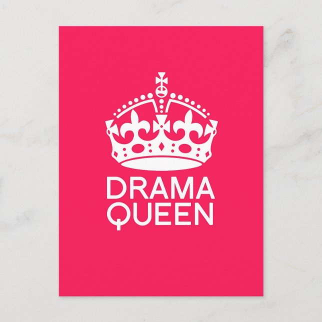 Drama Queen Postcard (Front)