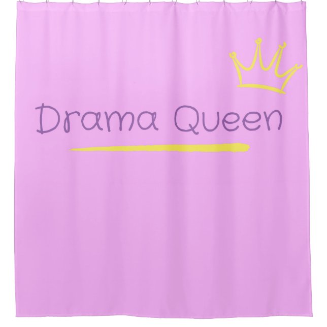 Drama Queen Shower Curtain (Front)