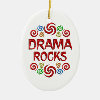 Drama Rocks Ceramic Tree Decoration