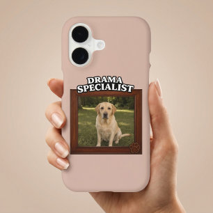 Drama Specialist Custom Funny Dog Photo