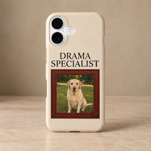 Drama Specialist Custom Funny Dog Photo