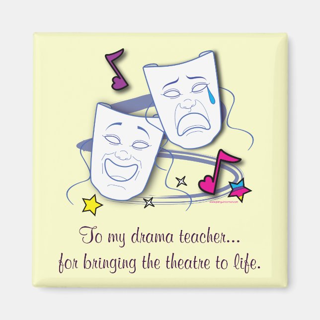Drama Teacher Thank You Magnet (Front)
