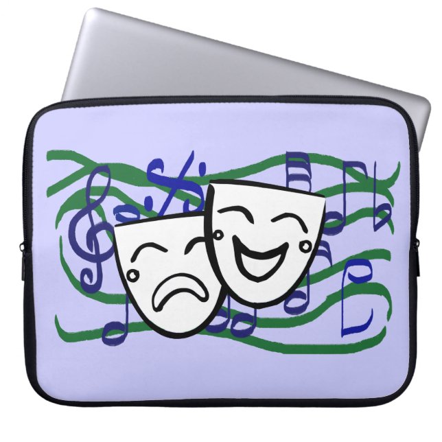 Drama: the Musical Laptop Sleeve (Front)