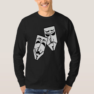Drama Theater Masks Comedy and Tragedy  1 T-Shirt